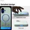 61yfvgg4CyL._AC_SL1500_ elago for iPhone 17 Case, Premium Magnetic Silicone Case, Compatible with MagSafe, Liquid Silicone Material, Protective Cover, Shockproof, Slim Phone, 6.3 inch (Mint)
