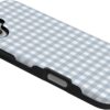 Casely iPhone 16 Case | Pastel Picnic | Blue Gingham | Bold Protective Design | Compatible with MagSafe