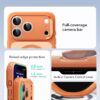 71-GxzuyMkL._AC_SL1500_ ESR for iPhone 17 Pro Case, Camera Control Cover, Compatible with MagSafe, Shockproof Military-Grade Protection, Magnetic Phone Case for iPhone 17 Pro, Classic Hybrid Case, Frosted Orange