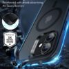 710jC5V-EQL._AC_SL1500_ ESR for iPhone 16 Case, Camera Control Cover, Compatible with MagSafe, Shockproof Military-Grade Protection, Magnetic Phone Case for iPhone 16, Classic Hybrid Case, Frosted Black