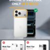 Miracase for iPhone 17 Pro Max Case 6.9" Full-Body Phone Case with Built-in Glass Screen Protector& Full Camera Protector,[Magnetic with MagSafe] Drop Proof 17 ProMax Cover, Lilac