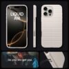 Spigen Liquid Air Designed for iPhone 16 Pro Case [NOT Compatible with MagSafe], [Military-Grade Protection] - Natural Titanium