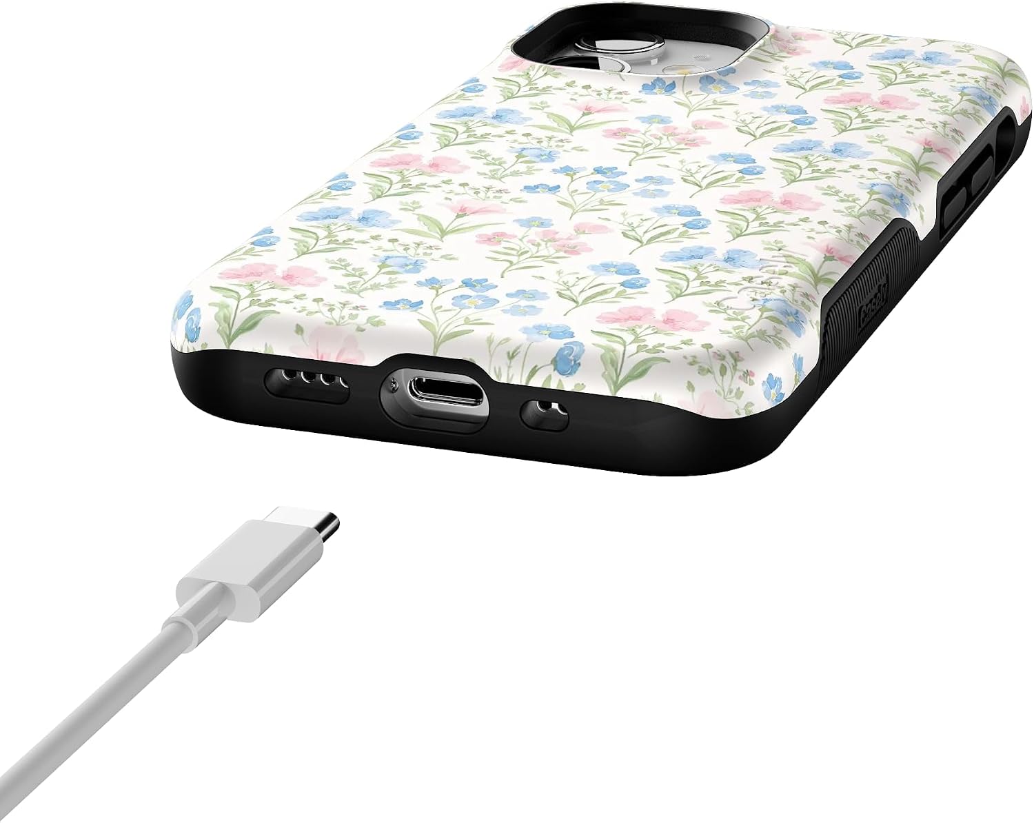 712tCt3UW-L._AC_SL1500_ Casely iPhone 12 Mini Case | Pastel Garden | Sunday Best | Bold Protective Design | Compatible with MagSafe