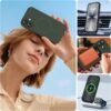 712v1-mYhCL._AC_SL1500_ Miracase Magnetic for iPhone 17 Case, Compatible with MagSafe, Integrated Silicone Camera Control Cover, 3.0mm Thicken Shockproof Drop Protection Phone Case for 17,Dark Green