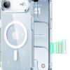 713NUuAH4L._AC_SL1500_ ESR for iPhone Air Case, Camera Control Cover, Compatible with MagSafe, Shockproof Military-Grade Protection, Magnetic Phone Case for iPhone Air, Classic Hybrid Case, Clear Shimmer