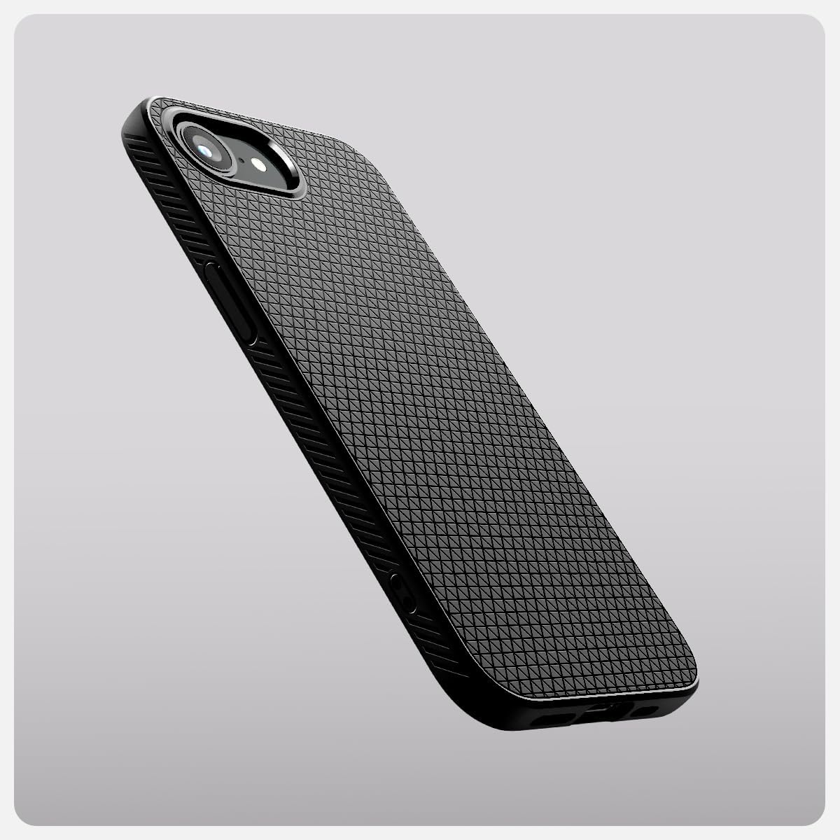 Spigen for iPhone 17e / 16e Case, Liquid Air [Military-Grade Protection] - Matte Black | Military-Grade Protection