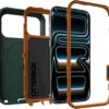 715CYwRSv9L._AC_SL1500_ OtterBox iPhone 17 Pro Max Defender Pro Series Case - Green Intrigue - Tough, Rugged & Durable iPhone Case, Snaps on MagSafe