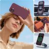 Miracase Compatible with iPhone 16 Case, [Soft Anti-Scratch Microfiber Lining], Compatible with MagSafe, Liquid Silicone Case Shockproof Drop Protection Phone Case for 16,Wine Red