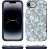 715G4JdonFL._AC_SL1500_ Casely iPhone 16e Case | Afternoon Tea | Blue Floral | Bold Protective Design | Compatible with MagSafe