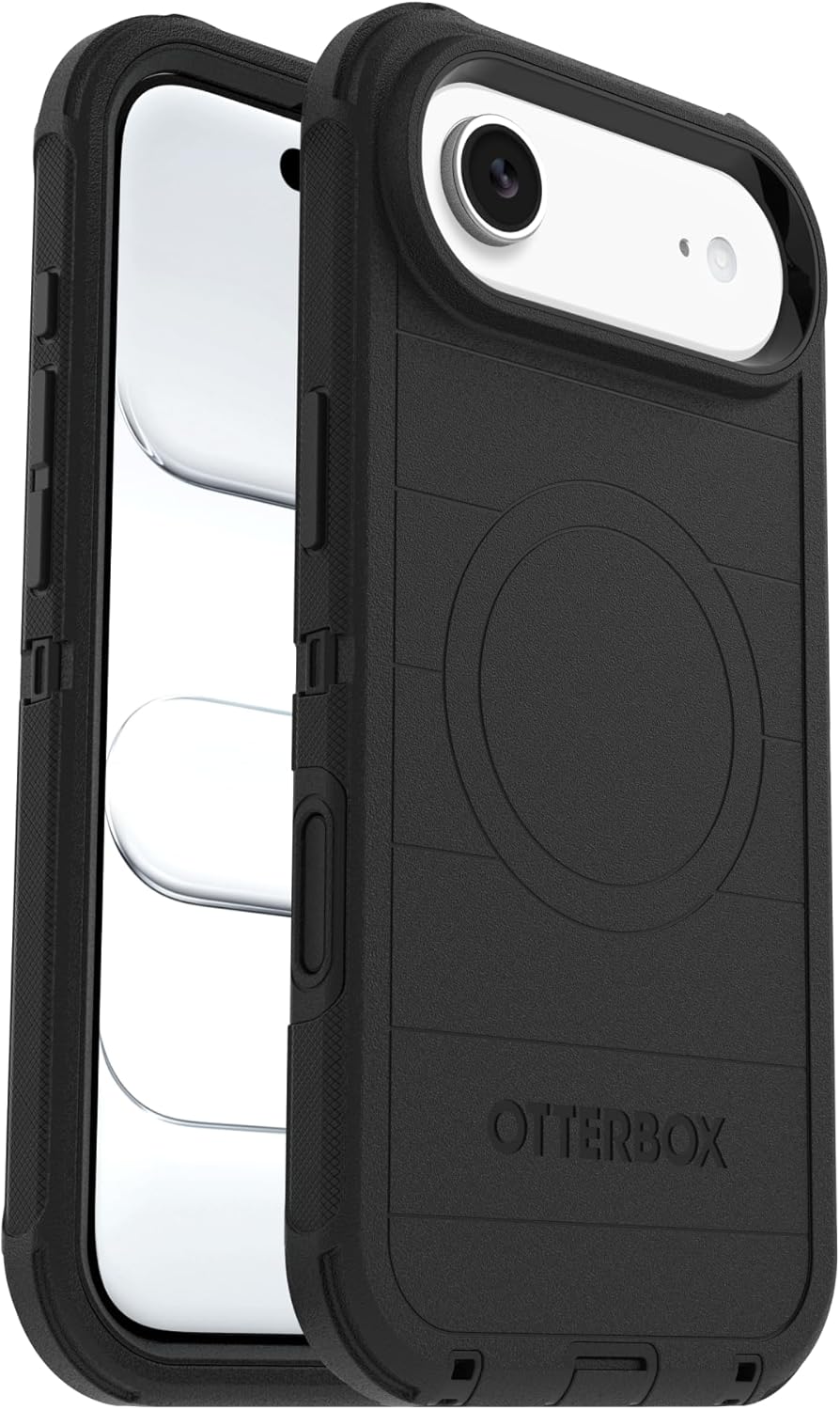 716JLyhcBaL._AC_SL1500_ OtterBox iPhone Air Defender Pro Series Case - Black - Tough, Rugged & Durable iPhone Case, Snaps on MagSafe, Multi-Layer, Impact Absorbing iPhone Case