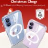 716kap7sOBL._AC_SL1500_ ESR for iPhone 17 Case, Camera Control Cover, Compatible with MagSafe, Shockproof Military-Grade Protection, Magnetic Phone Case for iPhone 17, Classic Hybrid Case, Santa Skater