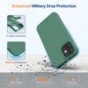 716oYWq0qOL._AC_SL1500_ Miracase Compatible with iPhone 12 Case and iPhone 12 Pro Case, Liquid Silicone Gel Rubber Full Body Protection Shockproof Drop Protection Phone Case for iPhone 12/12 Pro 6.1 inch, Acacia Green