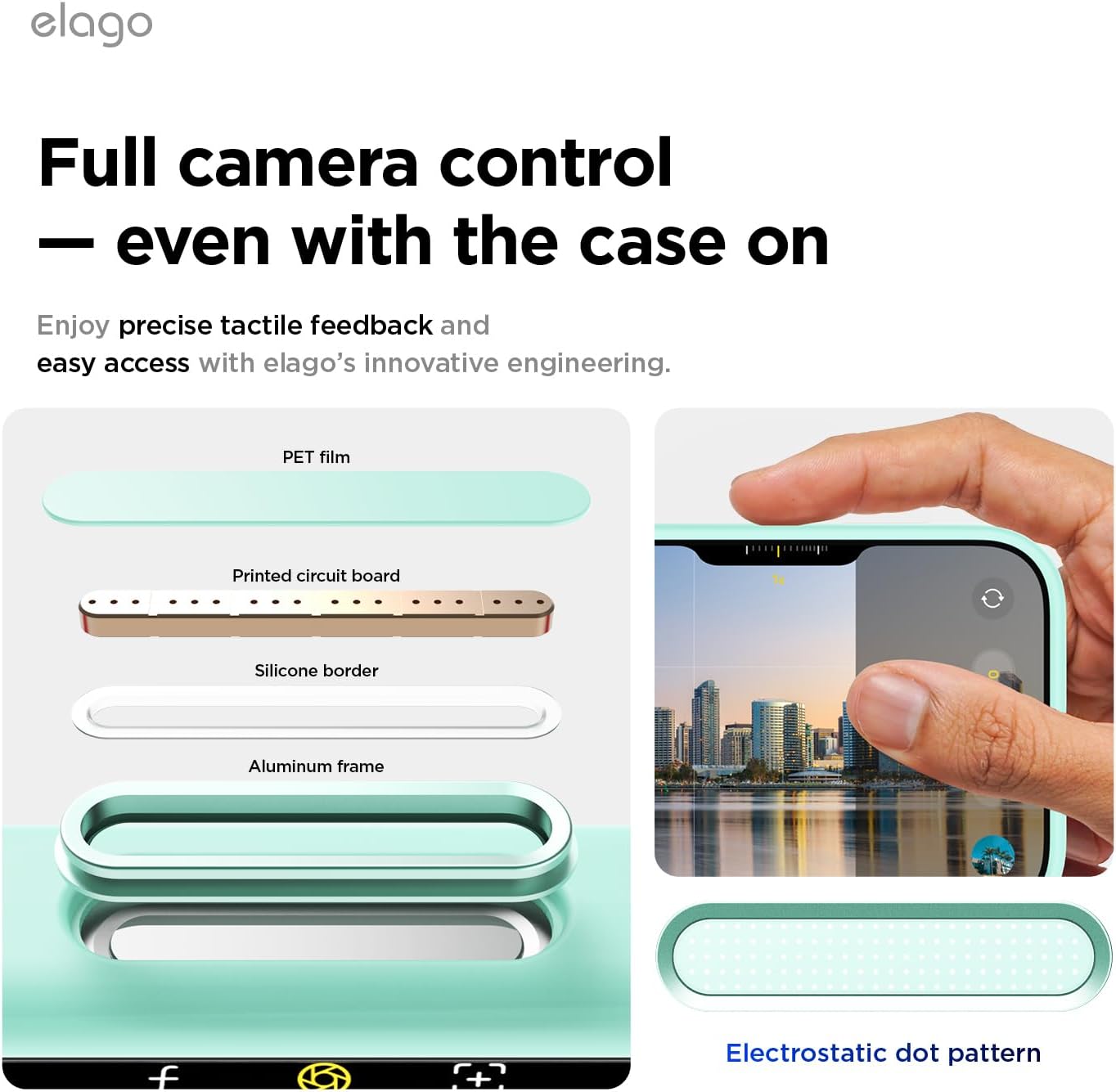 716wFbxgb2L._AC_SL1500_ elago for iPhone 17 Case, Premium Magnetic Silicone Case, Compatible with MagSafe, Liquid Silicone Material, Protective Cover, Shockproof, Slim Phone, 6.3 inch (Aqua Sky)