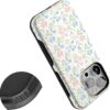7182sbf5i4L._AC_SL1500_ Casely iPhone 15 Pro Case | Sunday Best | Pastel Garden | Bold Protective Design | MagSafe Compatible Design