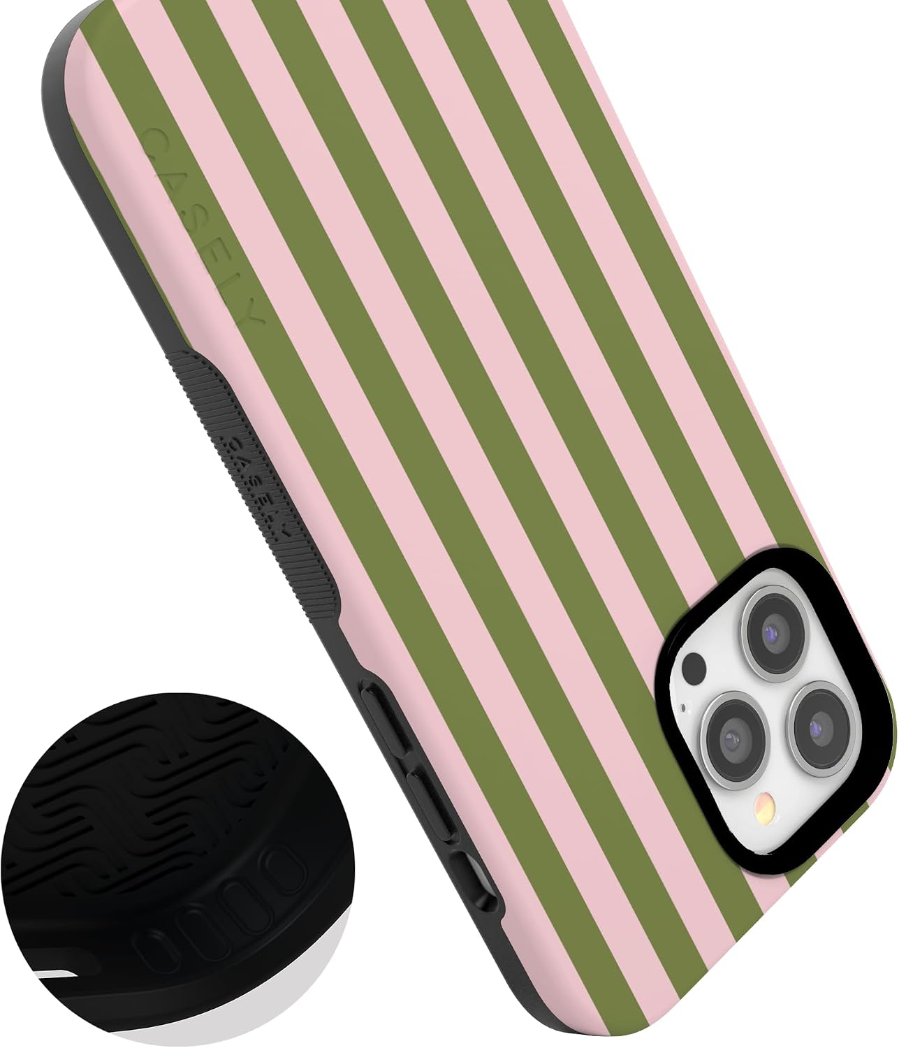 718ozc8puYL._AC_SL1500_ Casely iPhone 13 Pro Case | Sunday Best | Summer Stripes | Bold Protective Design | Compatible with MagSafe