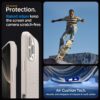 Spigen Liquid Air Designed for iPhone 16 Pro Case [NOT Compatible with MagSafe], [Military-Grade Protection] - Natural Titanium