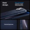 Spigen Liquid Air Designed for iPhone 16 Pro Case [NOT Compatible with MagSafe], [Military-Grade Protection] - Navy Blue