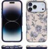 718zyTbN2nL._AC_SL1500_ Casely iPhone 17 Pro Max Case | Ink & Iris | Vintage Floral | Bold Protective Design | Compatible with MagSafe