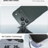 Spigen for iPhone 17 Pro Case, Liquid Air [TPU Covered Camera Control] [No Magnet Ring] [Military-Grade Protection] - Abyss Green
