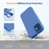 71ARNPELSXL._AC_SL1500_ Miracase Compatible with iPhone 12 Case and iPhone 12 Pro Case, Liquid Silicone Gel Rubber Full Body Protection Shockproof Drop Protection Phone Case for iPhone 12/12 Pro 6.1 inch, Sky Blue