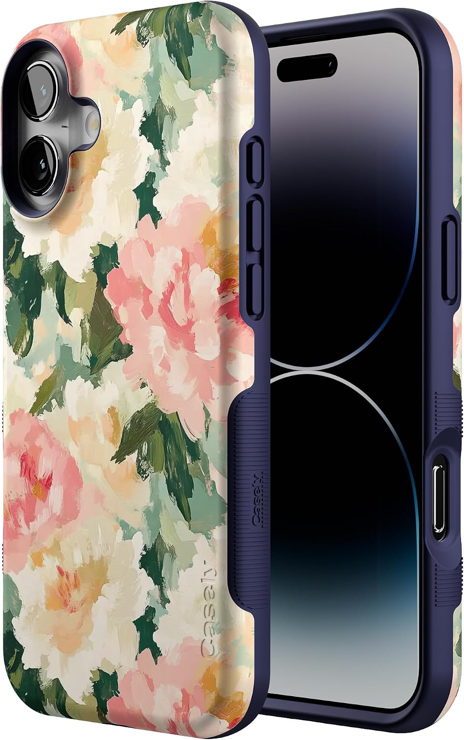 71AZ4SG2IL._AC_SL1500_ Casely iPhone 16 Plus Case | The Garden Room | Painted Petals | Bold Protective Design | Compatible with MagSafe
