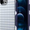 71Ae4Euv5DL._AC_SL1500_ Casely iPhone 12 Pro Max Case | Pastel Picnic | Blue Gingham | Bold Protective Design | Compatible with MagSafe