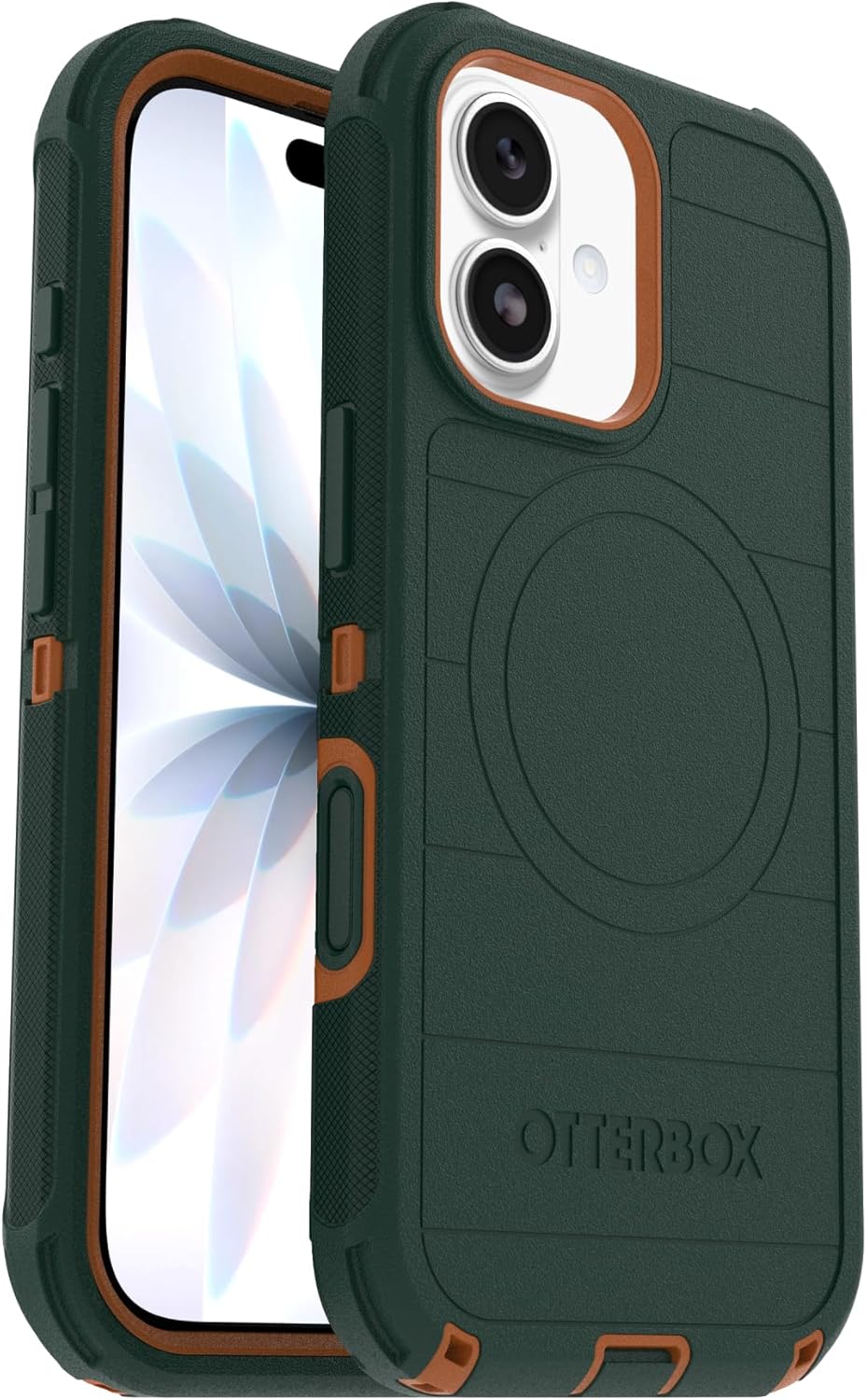 71AiqCA62L._AC_SL1500_ OtterBox iPhone 17 Defender Pro Series Case - Green Intrigue - Tough, Rugged & Durable iPhone Case, Snaps on MagSafe