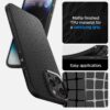 Spigen Liquid Air Designed for iPhone 14 Pro Max Case (2022) [Military-Grade Protection] - Matte Black