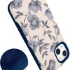 71BJP8MKs4L._AC_SL1500_ Casely iPhone 13 Case | Ink & Iris | Vintage Floral | Bold Protective Design | Compatible with MagSafe