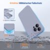 Miracase Designed for iPhone 14 Pro Case, [Upgraded Camera Protection], Shockproof Liquid Silicone Rubber Phone Case Cover for 14 Pro 6.1 inch, Lavender Gray