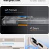 Spigen for iPhone 17 Pro Case, Liquid Air [TPU Covered Camera Control] [No Magnet Ring] [Military-Grade Protection] - Natural Titanium