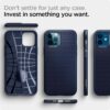 71BsMKFQSdL._AC_SL1000_ Spigen Liquid Air Designed for iPhone 12 / Designed for iPhone 12 Pro Case (2020) - Navy Blue