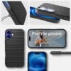Spigen Liquid Air Designed for iPhone 16 Case [NOT Compatible with MagSafe], [Military-Grade Protection] - Matte Black