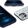 71CbhI5VAnL._AC_SL1500_ Casely iPhone 12 Pro Max Case | Nantucket Cottage | Blue Hydrangea | Bold Protective Design | Compatible with MagSafe
