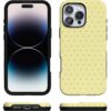 71D0R1gvcAL._AC_SL1500_ Casely iPhone 16 Pro Case | On the Dot | Yellow Polka Dot | Bold Protective Design | Compatible with MagSafe