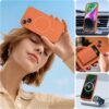 Miracase Magnetic for iPhone 14 Case, [Soft Anti-Scratch Microfiber Lining], Compatible with MagSafe, Liquid Silicone Case Shockproof Drop Protection Phone Case for 14, Orange