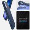 Spigen Liquid Air Designed for iPhone 16 Case [NOT Compatible with MagSafe], [Military-Grade Protection] - Navy Blue | NOT Compatible with MagSafe