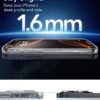 71DR4ZSx5AL._AC_SL1500_ ESR for iPhone 16 Pro Case, Camera Control Cover, Compatible with MagSafe, Shockproof Military-Grade Protection, Magnetic Phone Case for iPhone 16 Pro, Classic Hybrid Case, Clear Shimmer