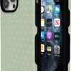 71Dg2UgKujL._AC_SL1500_ Casely iPhone 14 Pro Case | On the Dot | Green Polka Dot | Bold Protective Design | Compatible with MagSafe