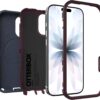 71E8GGswf2L._AC_SL1500_ OtterBox iPhone 17 (Only) - Defender Series Case - Indigo Tulip (Blue & Purple) - Snaps on MagSafe - Tough - Rugged & Durable