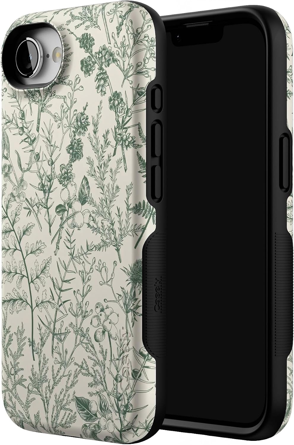 71EQRDBg6yL._AC_SL1500_ Casely iPhone 16e Case | Sage Garden | Green Floral | Bold Protective Design | Compatible with MagSafe