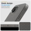 Spigen for iPhone 17e / 16e Case, Liquid Air [Military-Grade Protection] - Marble Gray | Military-Grade Protection