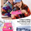 Eastinbox for iPhone 16 Case [16FT Military Grade Shockproof], Anti-Slip Anti-Scratch, Slim Translucent Frosted Matte Protective Cover, i Phone 16 Phone Case 6.1", Hotpink