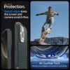Spigen Liquid Air Designed for iPhone 16 Pro Case [NOT Compatible with MagSafe], [Military-Grade Protection] - Abyss Green