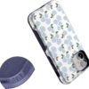 71GFt2-e9CL._AC_SL1500_ Casely iPhone 12 Mini Case | Nantucket Cottage | Blue Hydrangea | Bold Protective Design | Compatible with MagSafe