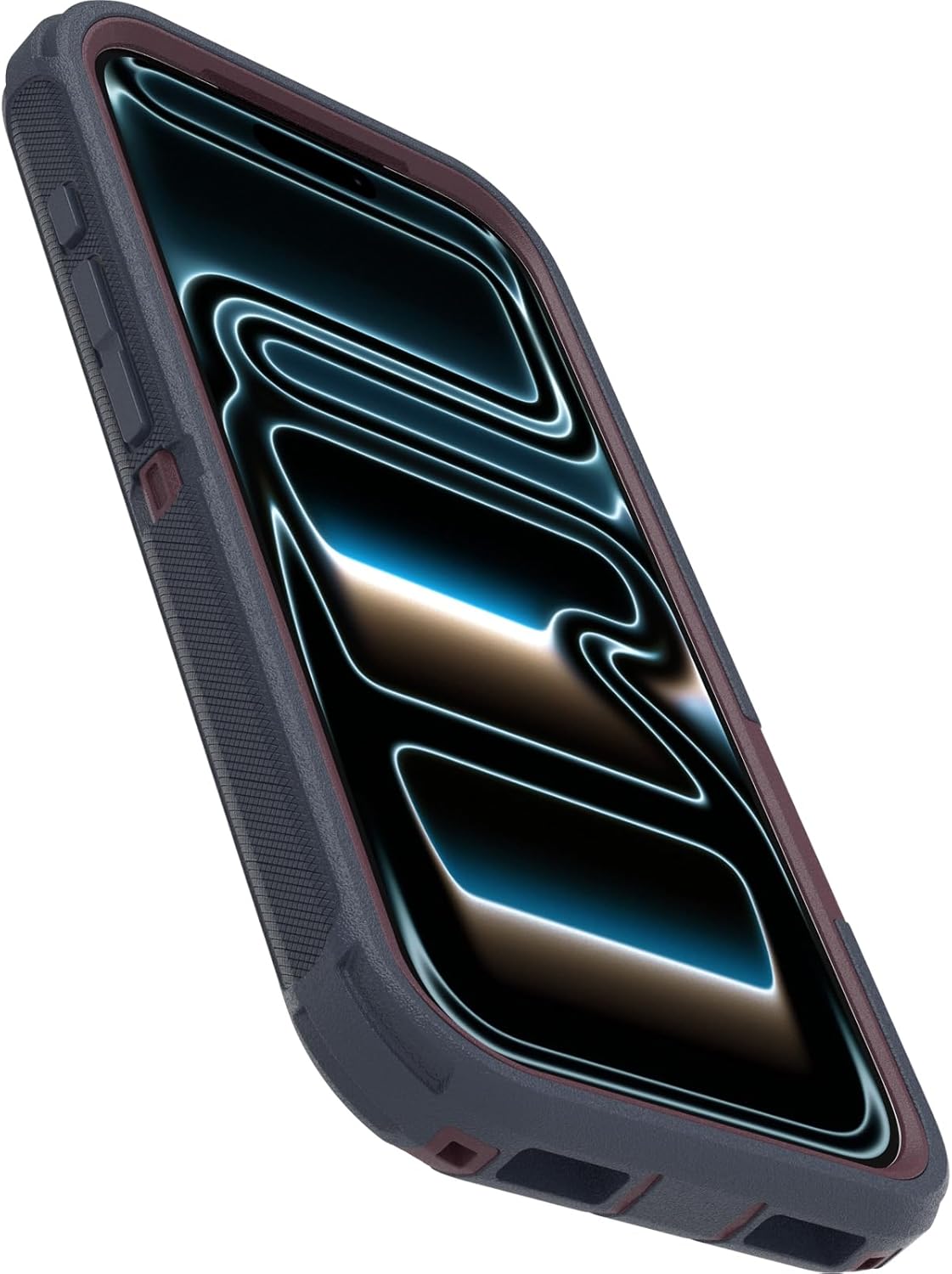 71GJ5dg0EqL._AC_SL1500_ OtterBox iPhone 17 Pro (Only) - Defender Series Case - Indigo Tulip (Blue & Purple) - Snaps on MagSafe - Tough - Rugged & Durable