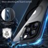 71GmM474yL._AC_SL1500_ ESR for iPhone 16 Pro Case, Camera Control Cover, Compatible with MagSafe, Shockproof Military-Grade Protection, Magnetic Phone Case for iPhone 16 Pro, Classic Hybrid Case, Clear Black