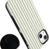 71Go0Qe8cL._AC_SL1500_ Casely iPhone 13 Case | Linen Stripe | The Boyfriend Collection | Bold Protective Design | Compatible with MagSafe