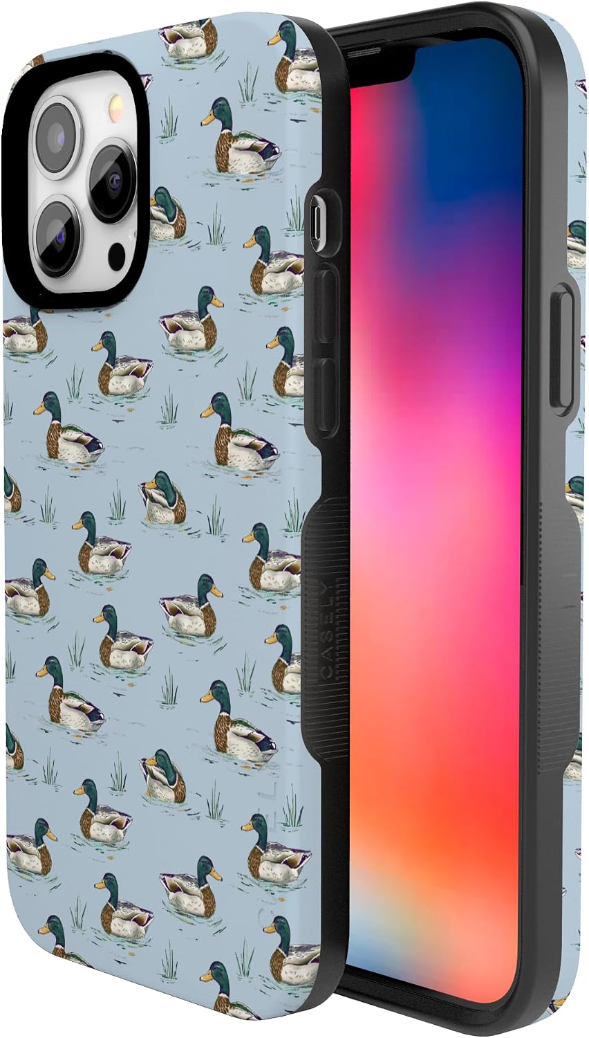 71Gqn5qNX1L._AC_SL1500_ Casely iPhone 13 Pro Case | Blue Mallard & Co. | The Boyfriend Collection | Bold Protective Design | Compatible with MagSafe