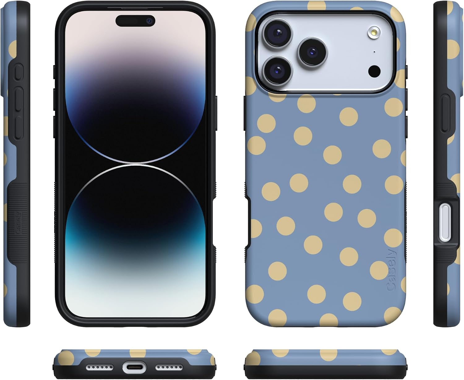 71H-YnyprhL._AC_SL1500_ Casely iPhone 17 Pro Max Case | in the Spotlight | Pastel Polka Dot | Bold Protective Design | Compatible with MagSafe